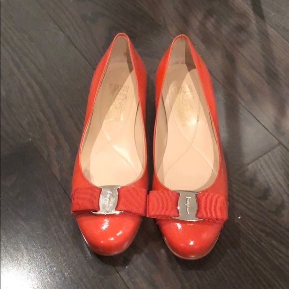 Salvatore Ferragamo Shoes - Salvatore Ferragamo Vara Bow Flats Shoes